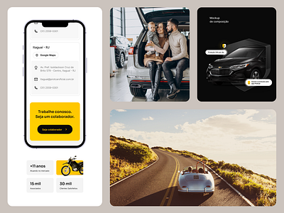 Protcar car insurance landing page ui design website