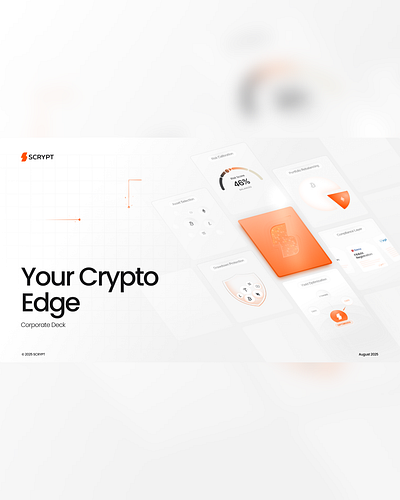 SCRYPT - Financial Branding & Presentation Design banking blockchain brand identity design branding crypto crypto branding crypto design crypto trading crypto wallet cryptocurrency cryptocurrency design defi design inspiration fintech fintech design graphic design investment platform saas trading visual identity