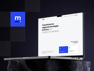 Mono dev developer landing page mono tech uidesing website