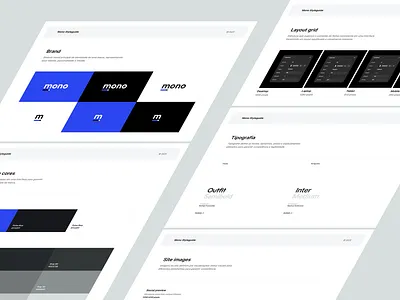 Mono dev developer landing page mono tech uidesign website