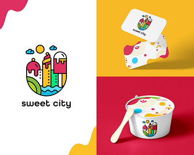 Sweet City Branding adobe illustrator brand identity brand style guide branding branding service fiverr design fivver.com graphic design logo logo design logo design service logo designer logomark logotype minimalist branding minimalist logo minimalist logo design modern logo simple visual identity