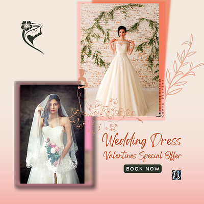 wedding dress template branding design graphic design illustration motion graphics ui ux vector