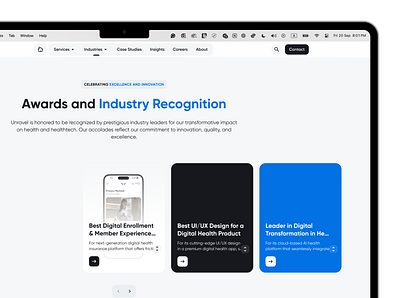 Unravel’s Expertise in Healthtech digitalhealth healthappdesign healthcareai healthcaredesign healthcareinnovation healthcareproduct healthtech healthux healthworkflow hipaacompliant medicalplatform medicalsoftware medicalui mhealth patientmanagement physiotherapyapp productdesign userengagement userinterface userretention