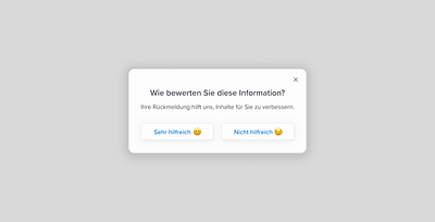 Feedback Modal – Light Mode call to action clean interface feedbackui lightmode microinteraction minimaldesign modernui portfolioshowcase uxdesign