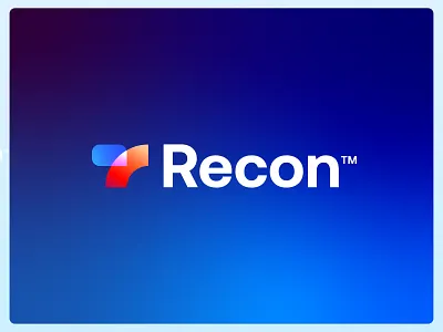 Recon - Logo Design app branding chat connect date dating heart logo love modern logo r recon reconnect social visual identity
