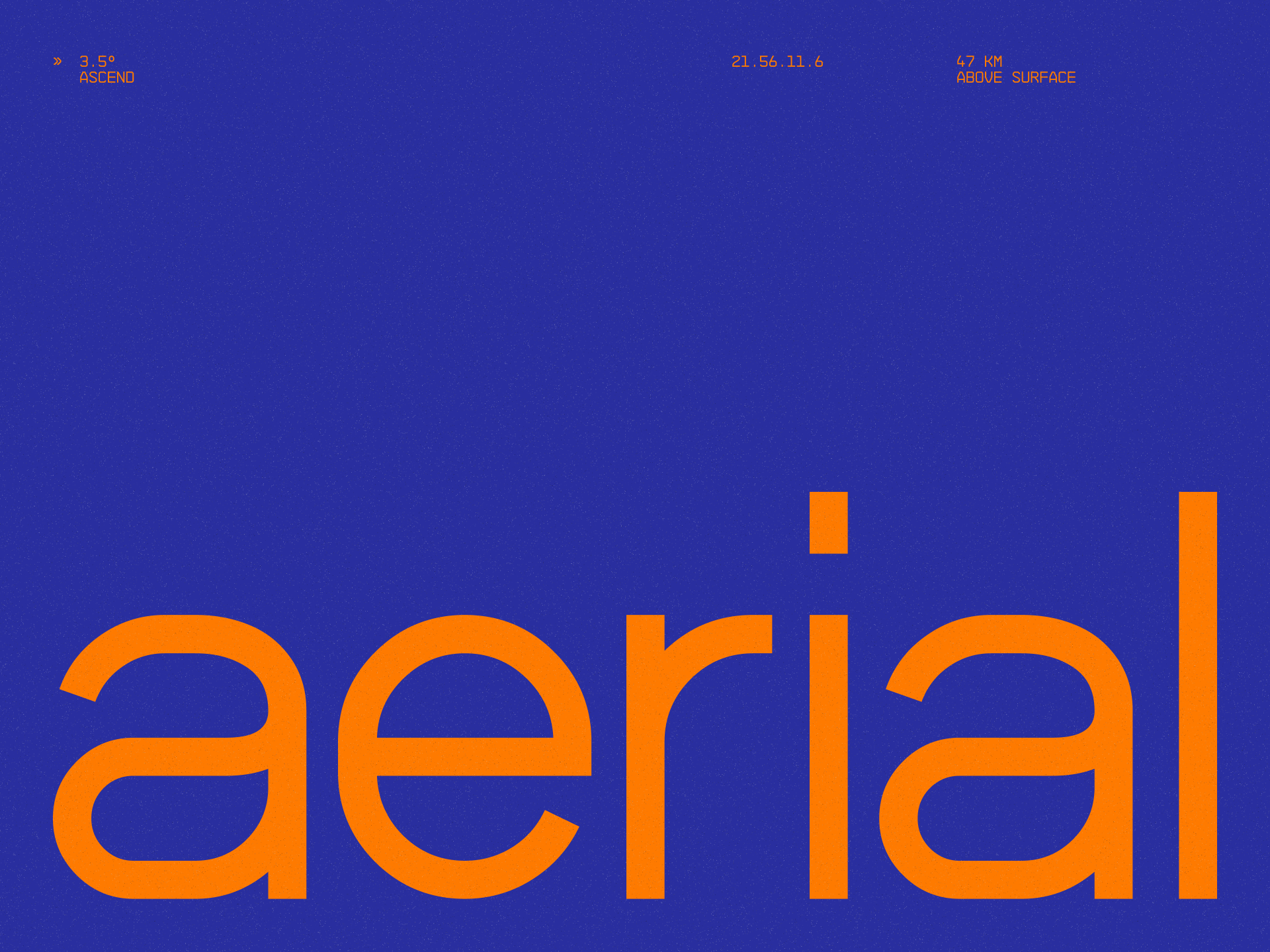 Aerial — Stratosphere Flight Identity Exploration design minimal type typography ui visual