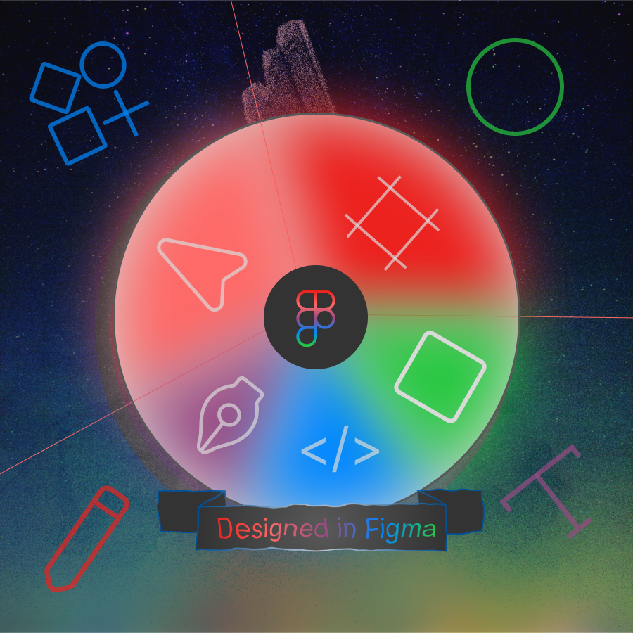 Favorite Design Tool Badge abstract badge circle design design design tool design tool badge dribbble pro favorite tool figma figma badge figma design graphic design logo