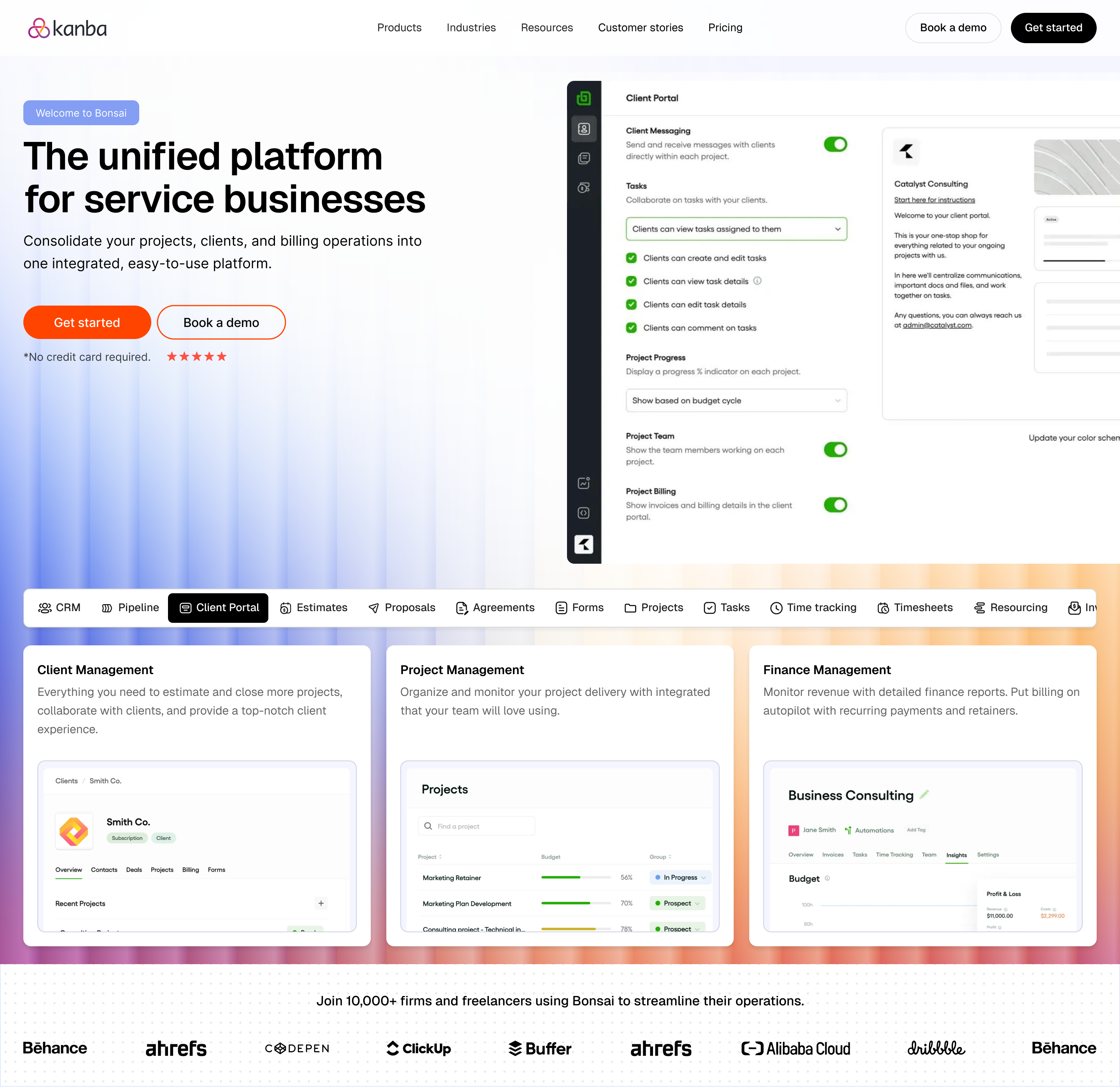 Example of Landing Page UI/UX Design