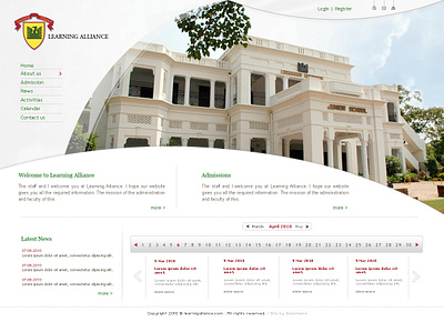 Learnig Alliance Website Design artwork graphic design logo ui website