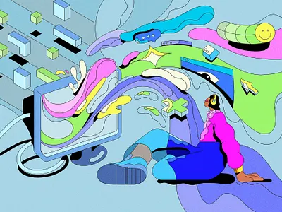 Editorial illustration for Harvard Business Review adobe illustrator character character design character illustration editorial illustration gaming illustration illustration magazine illustration procreate