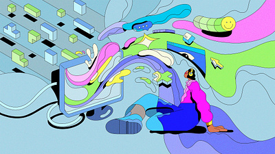 Editorial illustration for Harvard Business Review adobe illustrator character character design character illustration editorial illustration gaming illustration illustration magazine illustration procreate