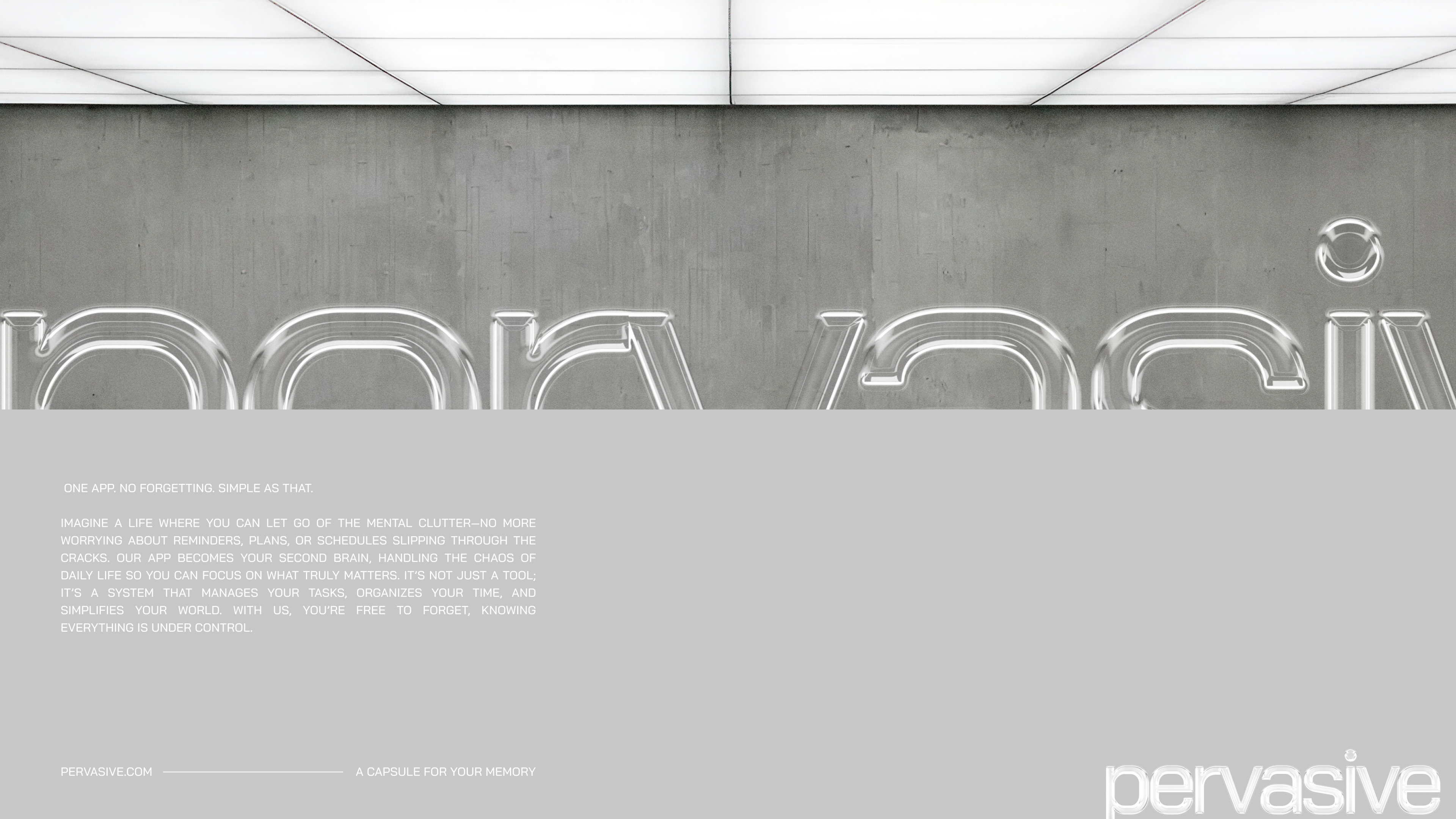 Pervasive / Brand Identity / Startup App ai app brand book brand designer brand identity branding forgot new york plan planner reminder saas san francisco schedule startup to do visual identity