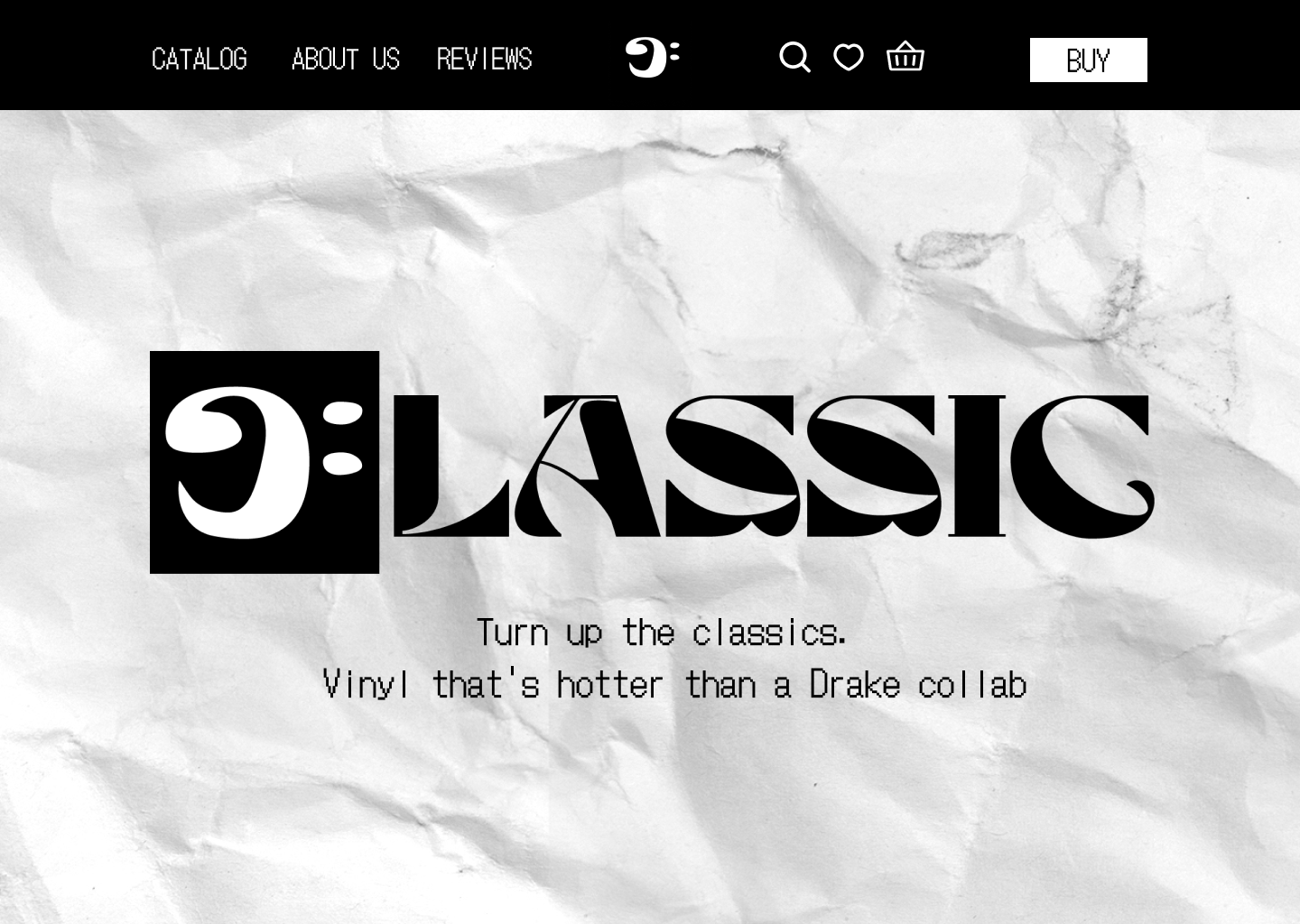 CLASSIC - ONLINE VINYL RECORD WEBSITE branding graphic design motion graphics ui