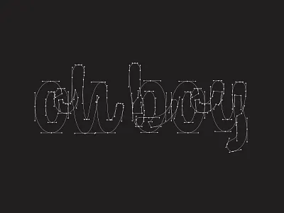 oh boy beziers handlettering handtype hashtaglettering lettering process vector vectormachine