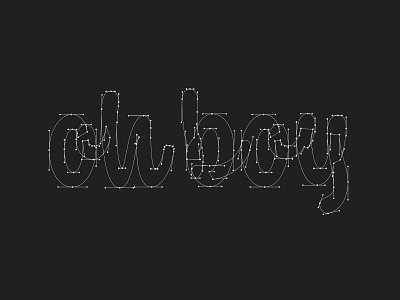 oh boy beziers handlettering handtype hashtaglettering lettering process vector vectormachine