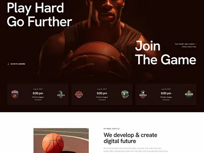 Hoops - Basketball Club & Sports WordPress Theme blog design illustration ui web design webdesign wordpress wordpress design wordpress theme wordpress themes