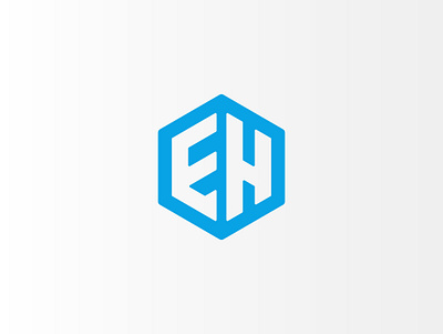 Letter EH Logo Design brand branding design eh eh hexagon eh icon eh logo emblem logo hexagon icon identity initial eh letter eh lettermark logo logo design logo designer logomark logotype minimalist logo