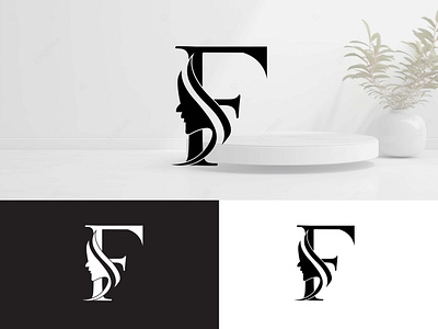 F beauty logo / F cosmetics logo f beauty logo f cosmetics logo f fashion logo f initial logo f logo f logo branding f luxury logo f minimalist logo f perfume logo f wedding logo