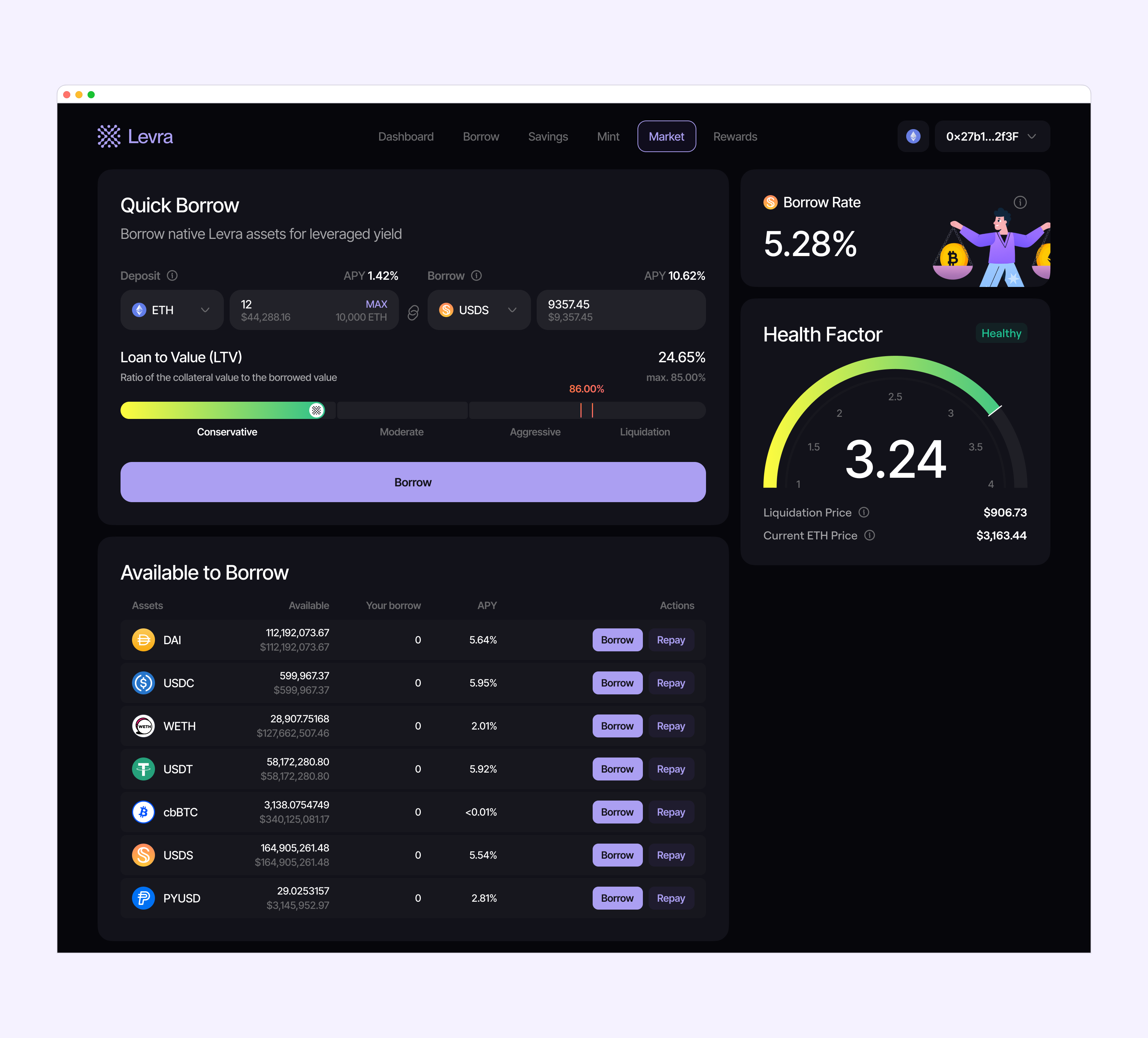 Example of Concept Web Application Design