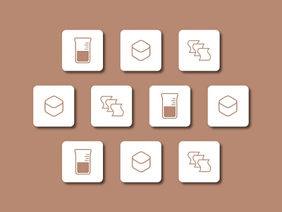 Ingredient & Technology Icon Set brand identity branding creative design design graphic design icon set design icons