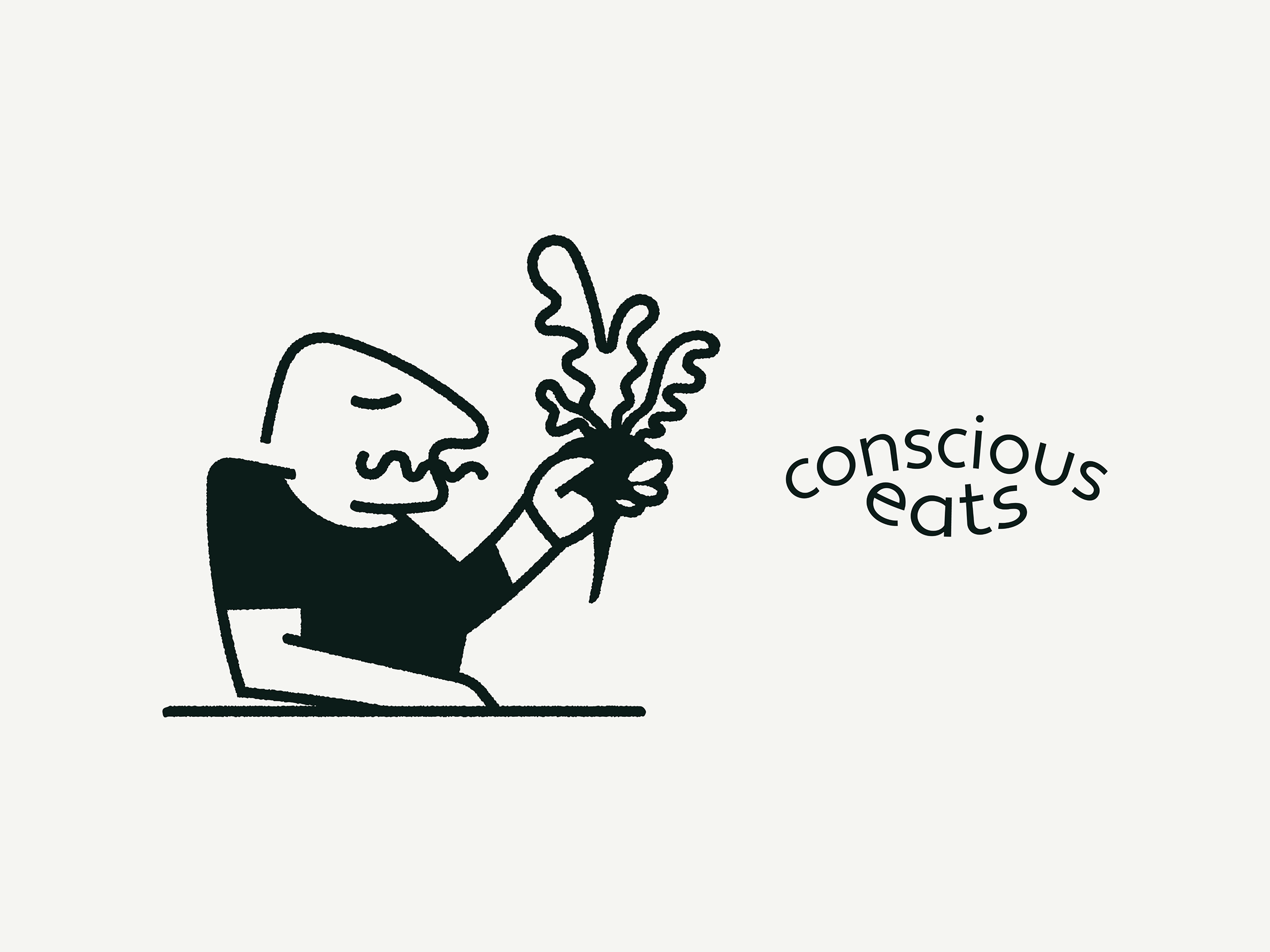 THE HUMBLE SPROUT brand design brand identity brand identity design branding conscious food fun graphic design illustration logo logo design mascot minimal modern natural nature organic playful premium restaurant