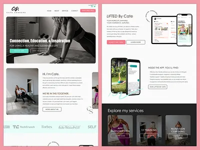Squarespace Full Design & Development | Cate Sanders design squarespace web design web develop xd