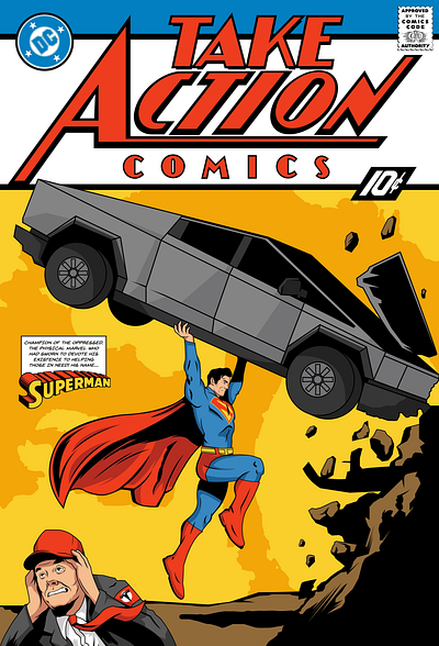 Superman clark kent dc comics nazi superman tesla trump