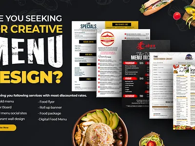 Menu Design creative menu creative menu design creative ui digital menu menu menu design ui web application
