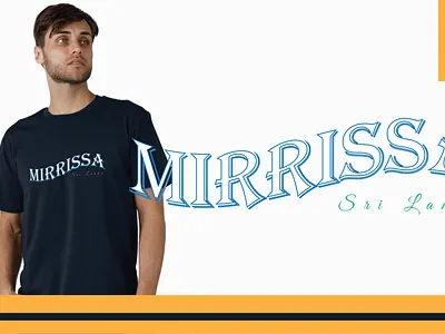 Mirrissa, Sri Lanka branding colombo design graphic design illustration logo srilanka t shirt typography vector