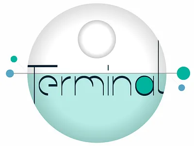 Terminal logo v1 branding graphic design logo vector