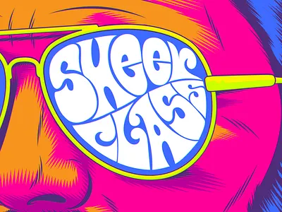 Sheer Class compliment cool custom type design good vibes hand lettering illustration lettering positive thinking positivity psychedelic retro type typography vector vintage