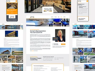 Taylor Rep Website Design builder change management construction logistics project development project management strategic project partner