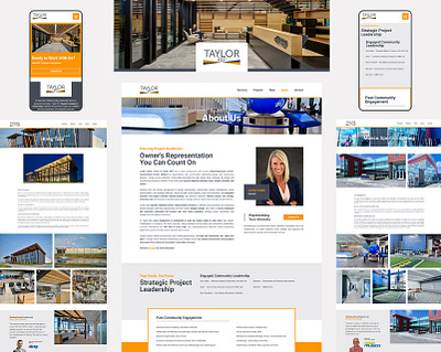 Taylor Rep Website Design builder change management construction logistics project development project management strategic project partner