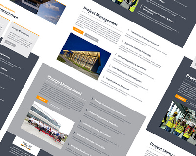 Taylor Rep Website Design builder change management construction logistics project development project management strategic project partner