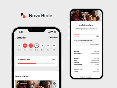 Nova Bible app bible landing page religious ui design uidesign website
