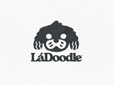 LáDoodle black and white cavapoo cute dog doodle drawing pet procreate pup puppy