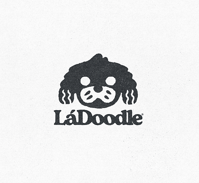 LáDoodle black and white cavapoo cute dog doodle drawing pet procreate pup puppy