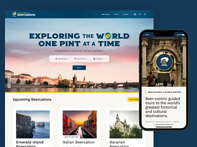 Pub Culture Beercations beer beercation branding breweries brewery craft beer graphic design holiday identity pub culture pubs tour guide tourism travel vacation website