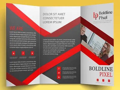 Tri fold brochure design by Boldline Pixel business identity design business profile flyer business services flyer company promotional flyer corporate creative flyer corporate event flyer corporate graphic design corporate presentation flyer corporate print design flyer design template marketing flyer design modern business layout office flyer design