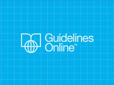 Guidelines Online—Logo Grid blue book brand branding design globe graphic design grid helvetica inspiration logo logo design logo mark logodesign minimalist modern process simple tech