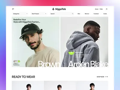 NiggaTola – Men’s Fashion Ecommerce Website Design bold design ecommerce website fashion brand website fashion ecommerce fashion ecommerce website fashion website landing page designer luxury brand website luxury clothing store luxury ecommerce mens fashion landing page modern ecommerce online clothing platform premium ecommerce website product details page product landing page uiux design urban ecommerce urban fashion design website design