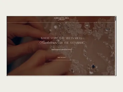 Complete Brand & Web Experience for Adrianne Hill Bridal ai brand brand consultation brand design brand identity brand strategy branding canadian owned digital english speaking instagram instagram marketing site design social media social media management social media marketing website website design