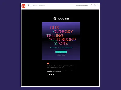 G2 Reach 2025 - Email Banner banner banner design email email banner