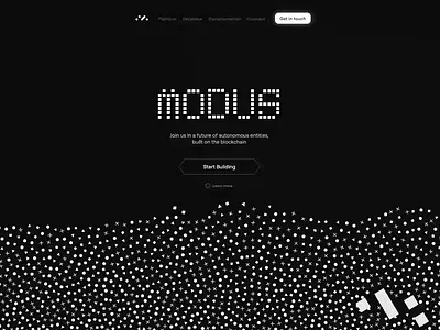 converting cta design \ modus 3d ai saas animation b2b website converting website crypto cta immersive website interaction landing page marketing website motion graphics web design website