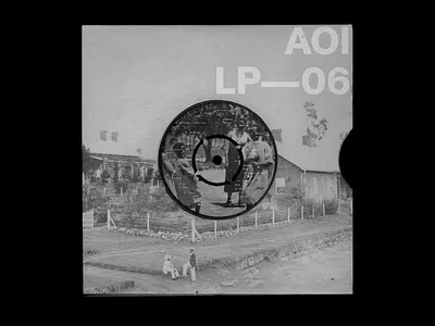 AOI 06 Vinyl Liner Concept conceptual graphic design music print