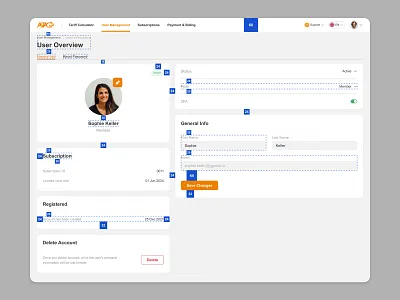 ASTAG - 📐 Clean Spacing & Grid. Clear Structure. astag design system ggstudio grid product desig saas spacing system ui user profile web app