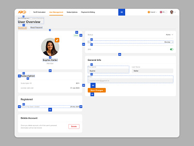 ASTAG - 📐 Clean Spacing & Grid. Clear Structure. astag design system ggstudio grid product desig saas spacing system ui user profile web app