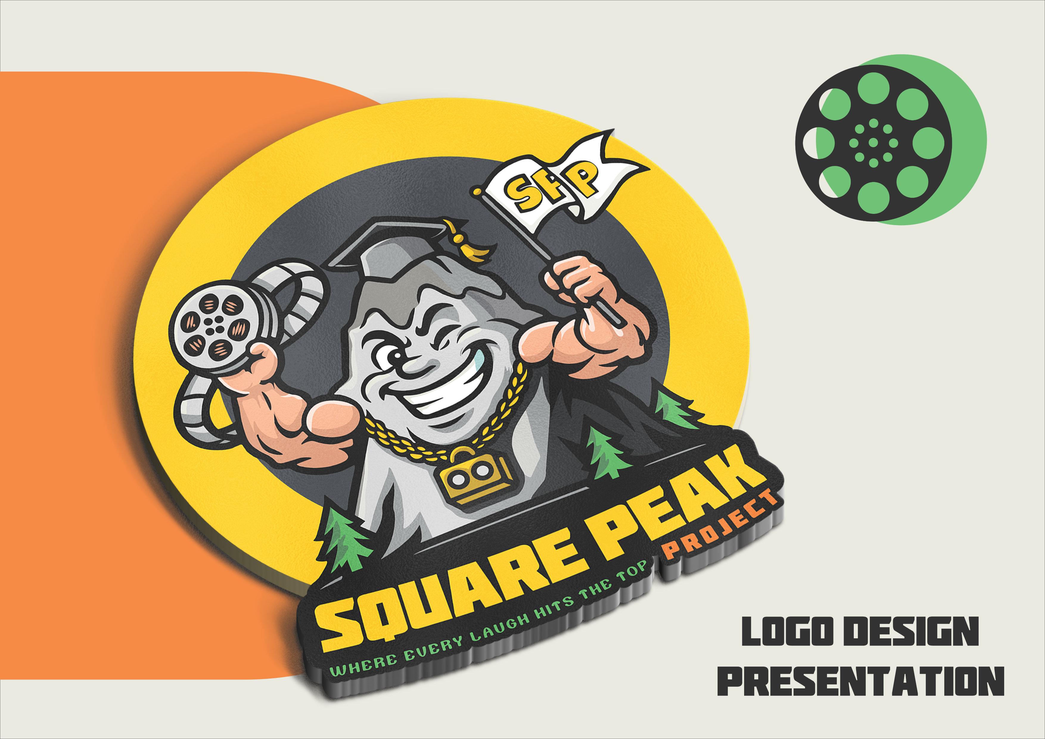 SQUARE PEAK PROJECT advertising design graphic design illustration logo typography vector visual designs