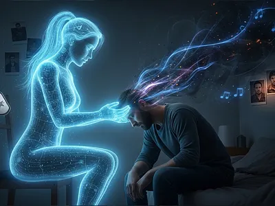 AI Companion App: The Future of Emotional Connection ai appdesign digitalwellbeing futuretech glorious techs uidesign uxdesign