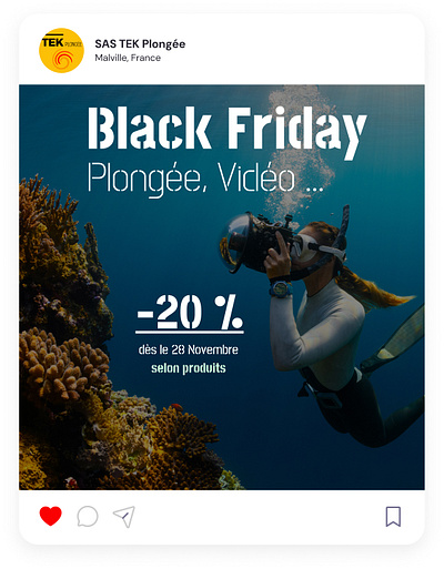 Mockup Instagram - Black Friday 2025 blackfriday instagram mockup networks plongée tek ui$social